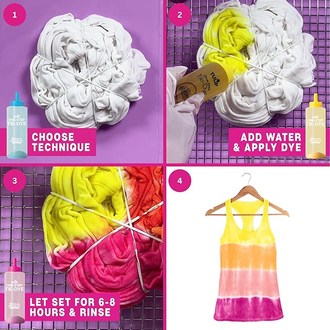 Tulip One Step Tie Dye Kit: Super Big 12 Colors