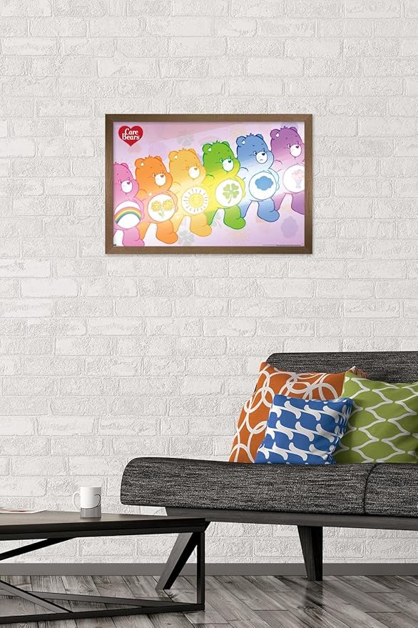 Care Bears - Care Bear Stare Wall Poster, 22.4L" x 14.7W", Bronze Framed Version