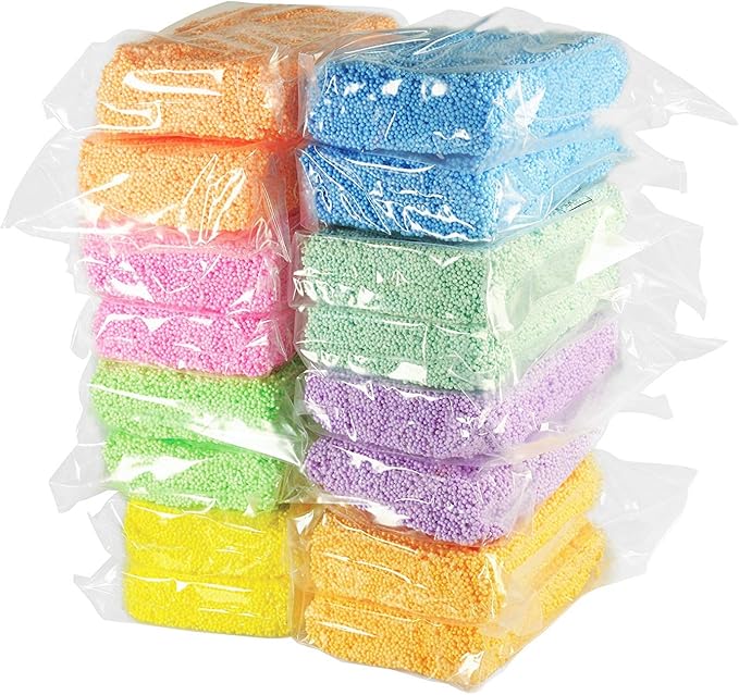 Educational Insights Playfoam Class Pack - Sensory Toys & Squishy Fidget Toys for Kids, Squishy Foam Blocks, Non Sticky Dough, Sensory Bin Filler & Classroom Tools, Teacher Must Haves, Ages 3+