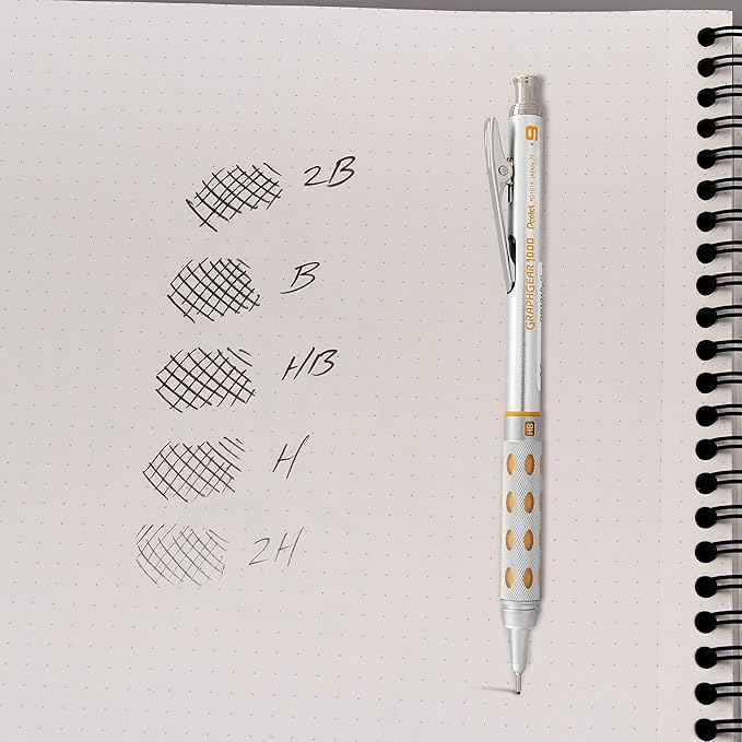 Pentel Super Hi-Polymer Lead Refill, (0.9mm) Thick, HB, 180 Pieces of Lead, 12 Tubes of Lead (50-9-HB)