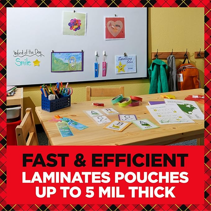 Bundle of Scotch Thermal Laminator, Extra Wide 13 Inch Input TL1302X + Scotch Thermal Laminating Pouches, 8.9 x 11.4 Inches, Letter Size Sheets, 100 Count