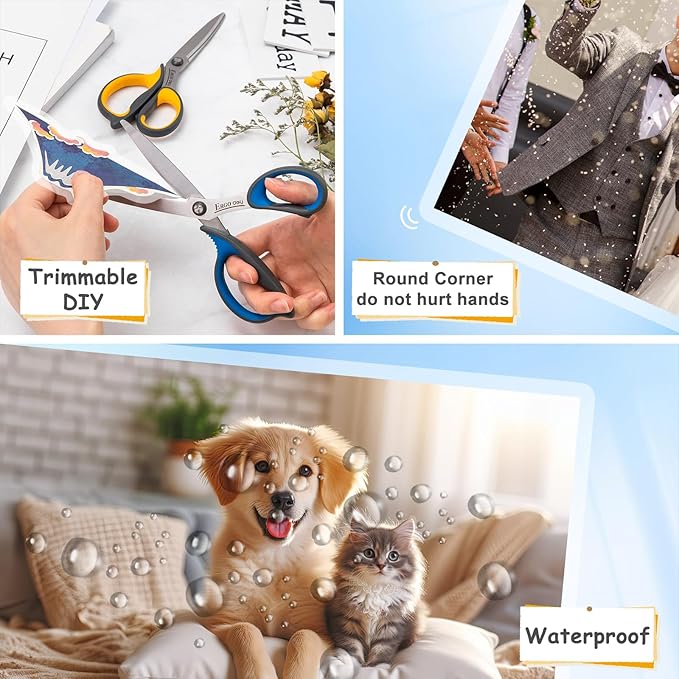 Clear Thermal Laminating Pouches 3mil Letter Size Plastic Laminator Sheets 9 x 11.5 Inch (400 Pack)
