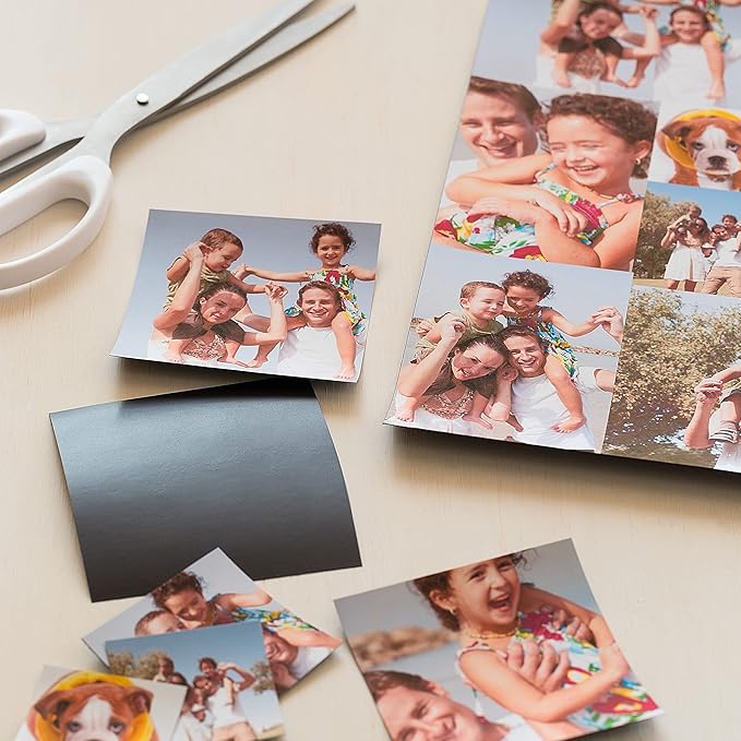 Avery Printable Magnet Sheets, 8.5" x 11", Inkjet Printer, Pack of 60 Matte White Sheets (3270)