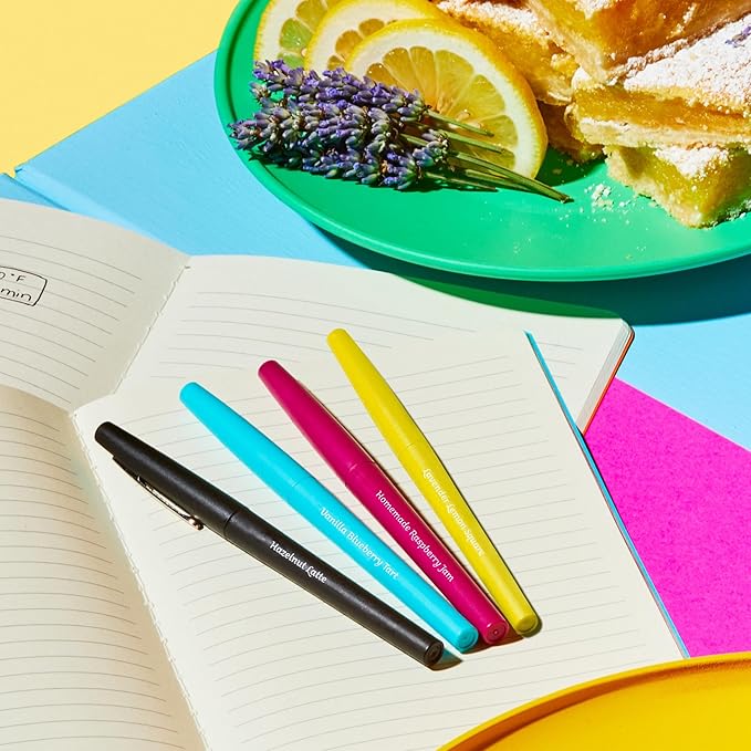 Paper Mate Flair Sunday Brunch Scented Felt Tip Pens, Assorted Colors, Medium Point (0.7mm), 16 Count - For Journaling, Writing, Note-Taking, Fun Teacher Supplies