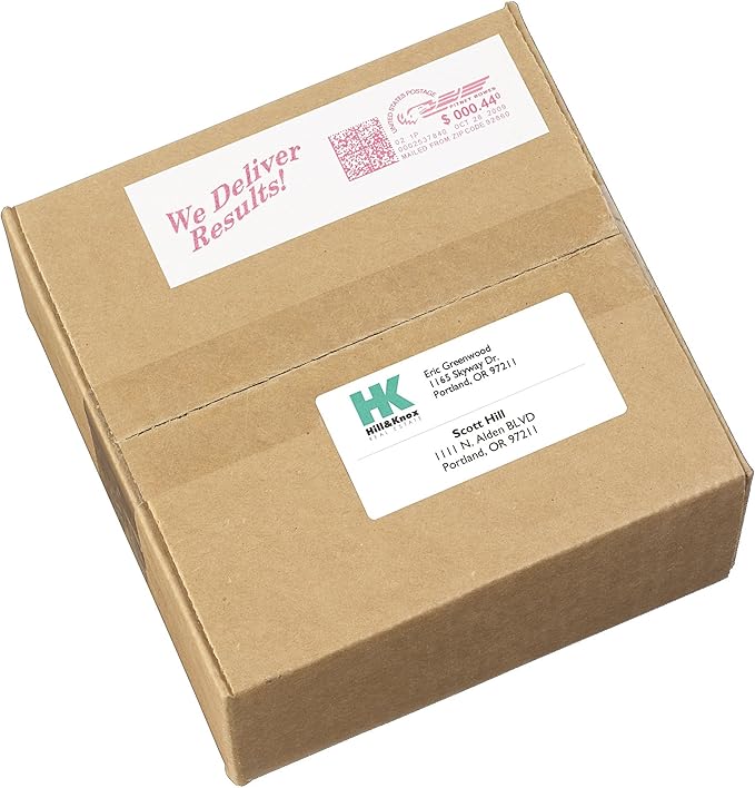 Avery Postage Meter Labels for Personal Post Office, 1.5" x 2.75", White, 160 Mail Meter Labels (05288)