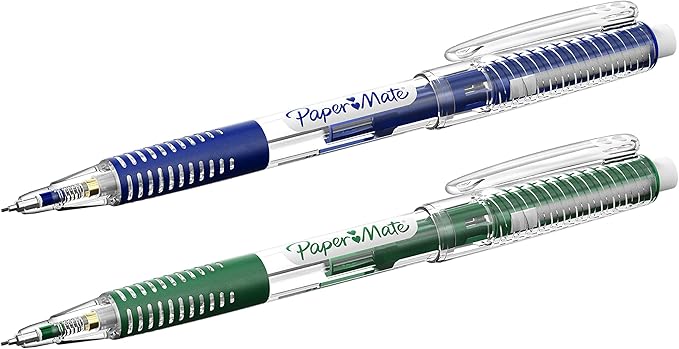 Paper Mate Clearpoint Break-Resistant Mechanical Pencils 0.7mm HB 2 Lead