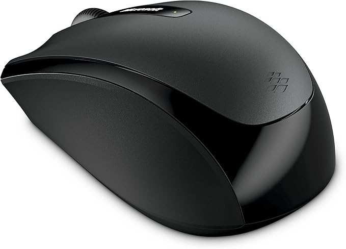 Microsoft Wireless Mobile Mouse 3500 - Loch Ness Gray. Comfortable design, Right/Left Hand Use, Wireless, USB 2.0 with Nano transceiver for PC/Laptop/Desktop, works with for Mac/Windows Computers