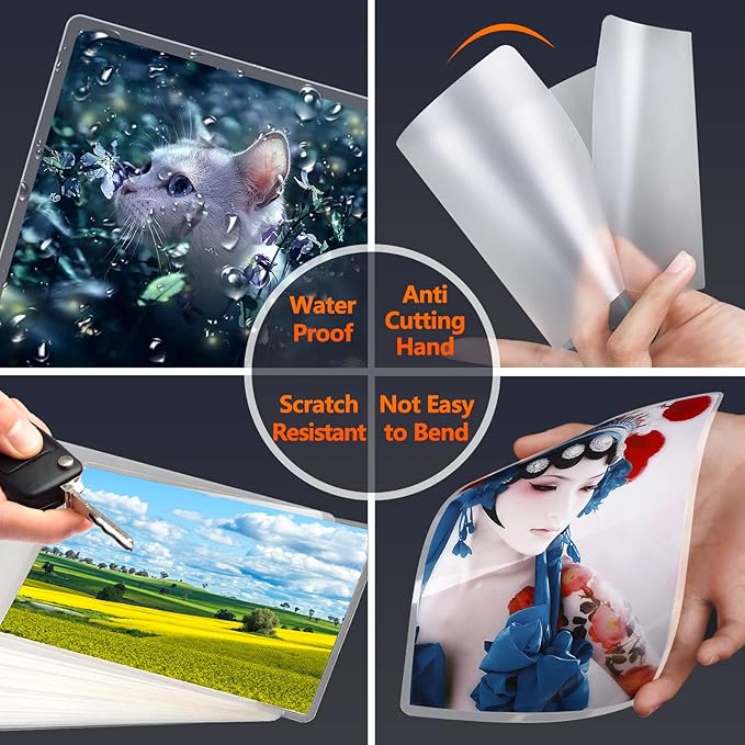SJPACK Thermal Laminating Pouches, 9 x 11.5 Inches Laminating Sheets, 3 mil Thick Laminate Sheets, 2000 Pack,Clear