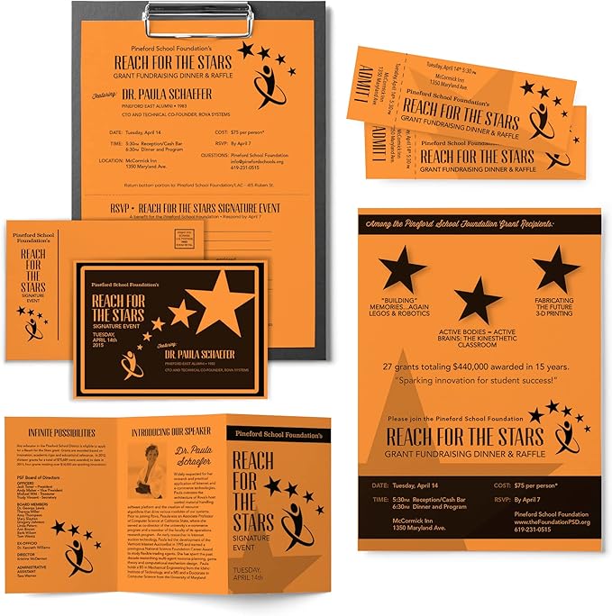 Astrobrights® Color Card Stock, 8 1/2" x 11", FSC® Certified, 65 Lb, Cosmic Orange, Pack Of 250
