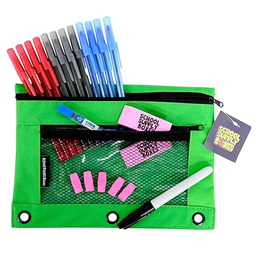Ultimate High School and College Bundle | 1 Box | School Supply Boxes - Back to School Essentials | Includes Notebooks, Tab Dividers, Pencils, Highlighters, & More