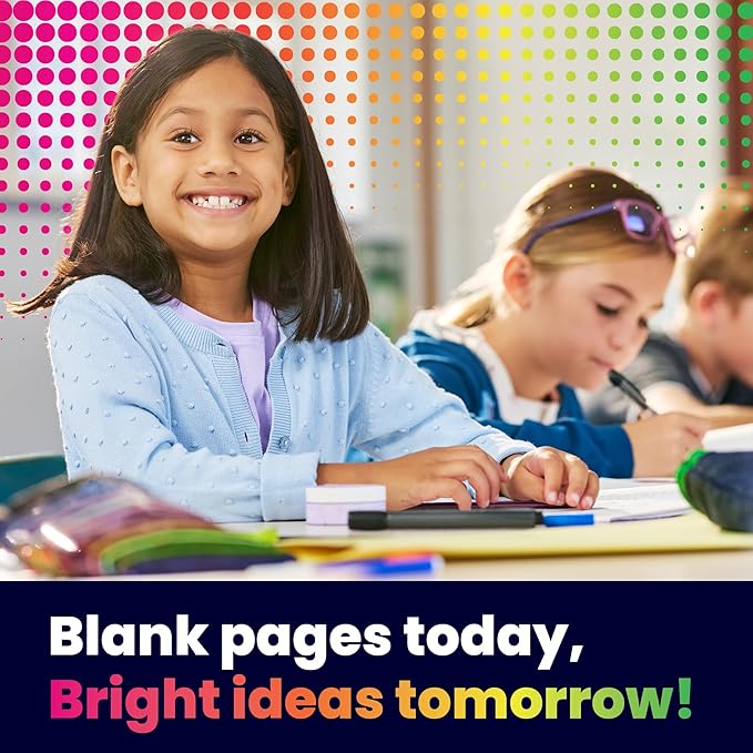 Hygloss Blank Books - Bulk 50 Pack – 4.25" x 5.5" A6 Assorted Colors – Paperback Blank Books for Kids to Write Stories, Doodle Art – Plain Drawing Sketchbook, Unlined Journal, Notebook Without Lines
