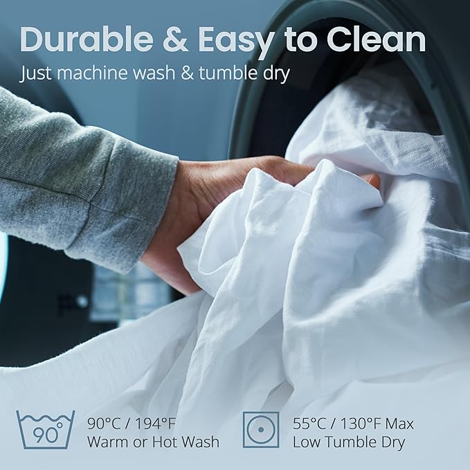 SafeRest Waterproof Twin Size Mattress Protector - Fitted with Stretchable Pockets - Machine Washable Cotton Blend Mattress Cover for Bed