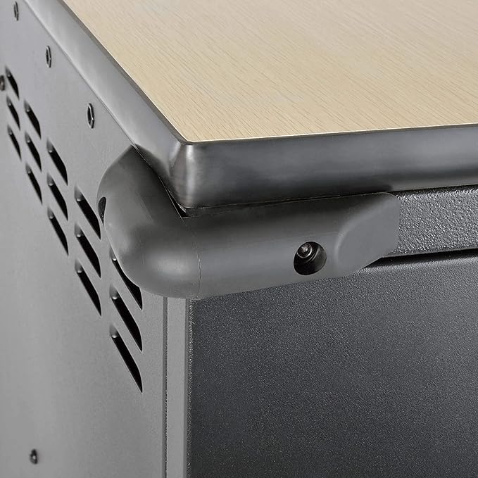 Tripp Lite 42-Port AC Mobile Charging Cart Storage Station for Chromebooks, iPads, Laptops, Tablets, Black (CSC42AC)