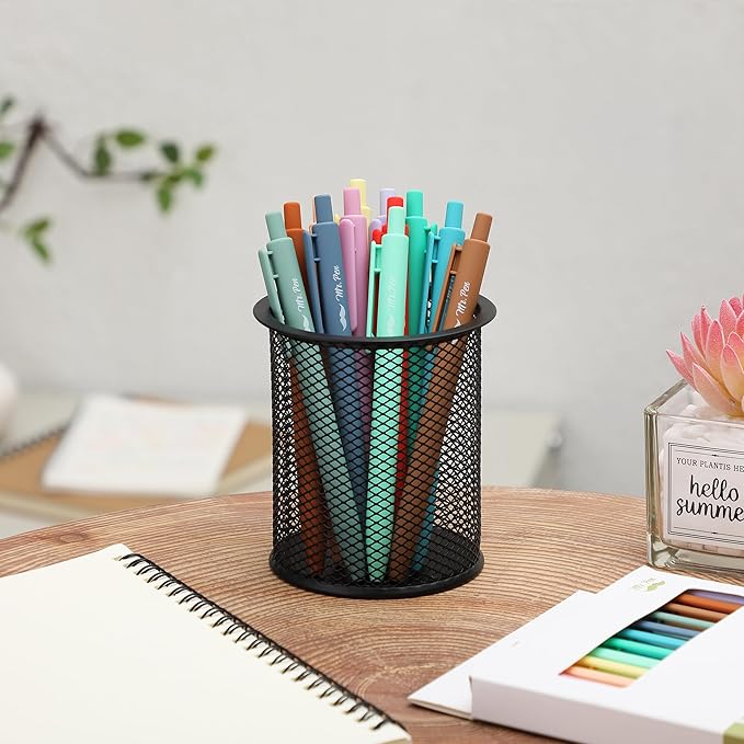 Mr. Pen- Retractable Gel Pens for Journaling, 12 Pack, Deep Morandi Color Inks, Fast Dry, Colorful & Soft grip Barrels, Smooth Writing, 0.7mm Fine Point Aesthetic Pens