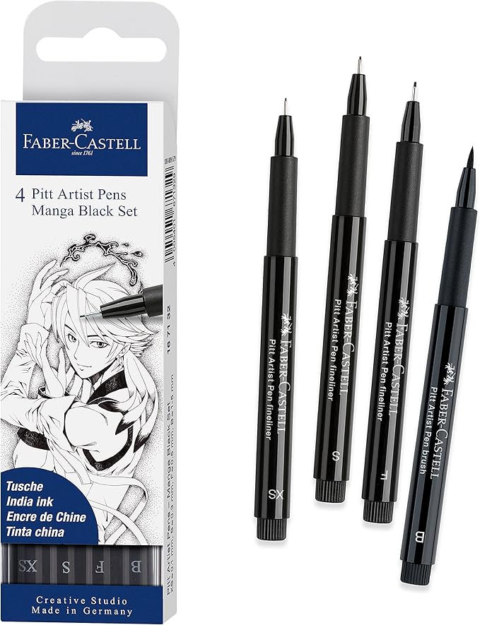 Faber-Castell PITT Artist Pen Manga Drawing Set 167132