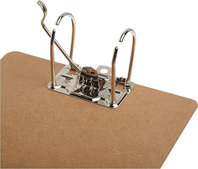 Officemate Recycled Wood Clipboards, Arch Lever Clip, 2 Pack Clipboard, Letter Size (9 x 15.5 Inches), Brown (83120)