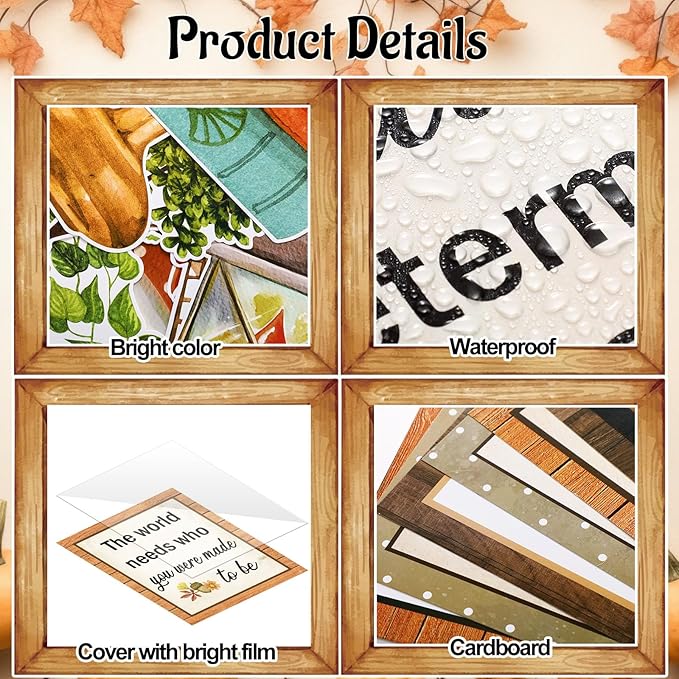 Qilery Bookshelf Bulletin Board Set Words of Wisdom Motivational Classroom Decor Reading Library Bulletin Board Set Inspirational Cutout for Back to School Classroom Decoration