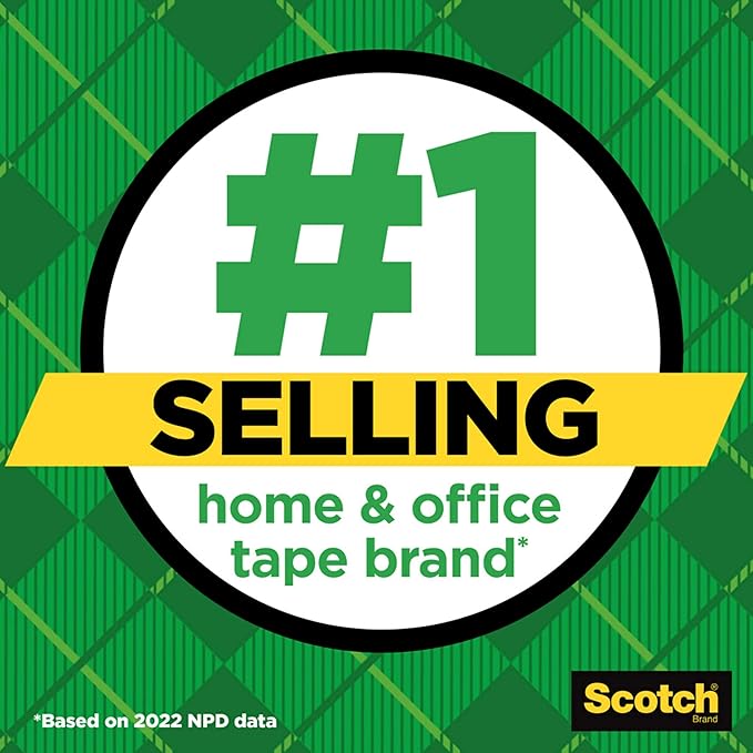 3M Scotch Magic Tape, 1 Roll, 1/2" x 1296