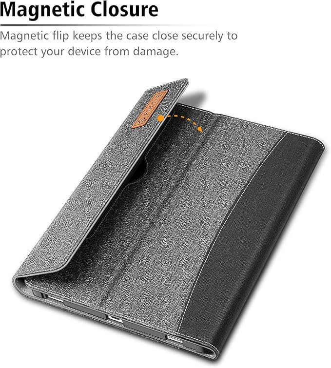 Fintie Case for Samsung Galaxy Tab S8/Tab S7 11 Inch (Model SM-X700/X706/T870/T875/T878) with Built-in S Pen Holder, Multiple Angle Portfolio Business Cover with Pocket Auto Sleep/Wake, Gray
