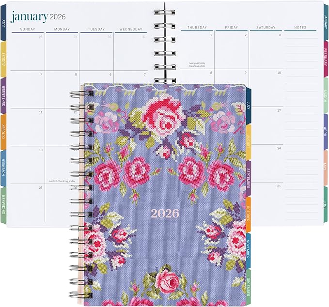 INSPIRED BY ERIN CONDREN 12M A5 Weekly Planner (January 2026 - December 2026) - Petalpoint cover