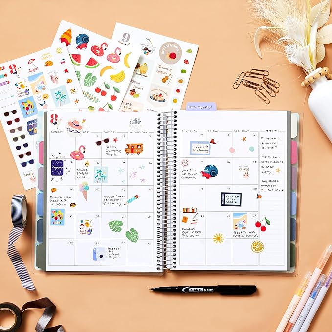Avery Holidays and Seasons Planner Sticker Pack, Christmas, Thanksgiving, and Other Holidays, 15 Sheets, 571 Planner Stickers (6776)