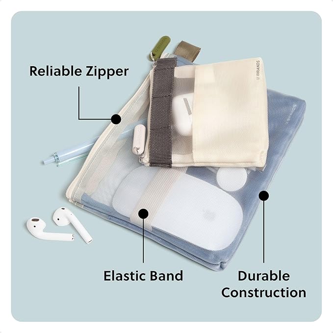 U Brands Tech Pouch Combo, Set of 2