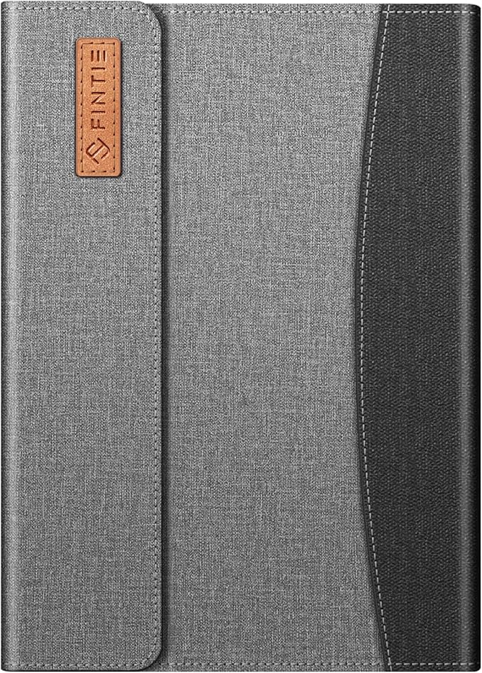 Fintie Case for Samsung Galaxy Tab S10 Lite/ S10 FE/ S9 FE 5G 10.9 Inch/Tab S9 11 Inch with Built-in S Pen Holder, Multiple Angle Portfolio Business Cover with Pocket Auto Sleep/Wake, Gray
