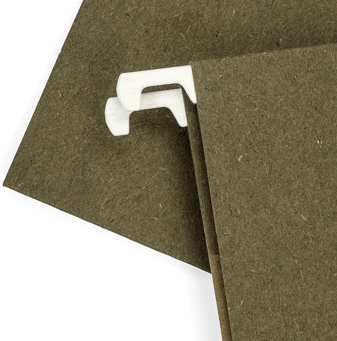 Blue Summit Supplies 25 Pack Extra Capacity Hanging File Folders Letter Size, Expandable Hanging File Folders, Heavy Duty 2 Inch Expansion, Designed for Wide, Bulky Files and Charts