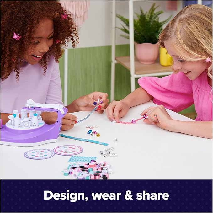 Cool Maker, KumiKreator Bead & Braider Friendship Necklace & Bracelet Making Kit (Packaging May Vary), Gifts & Stocking Stuffers for Girls Ages 8 and up