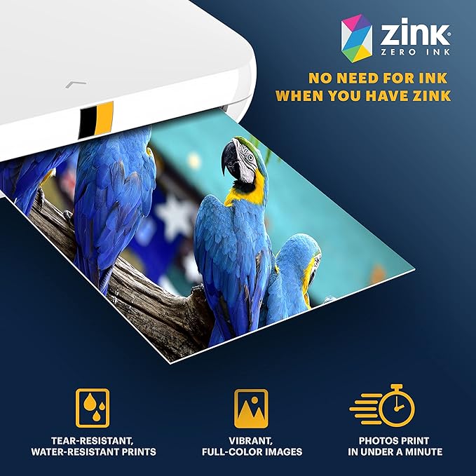 KODAK 2x3 Premium Sticky-Backed ZINK Photo Paper (100 Sheets) - Compatible With Kodak Step, Step Slim, Printomatic, Printomatic+, Smile+, Step Touch