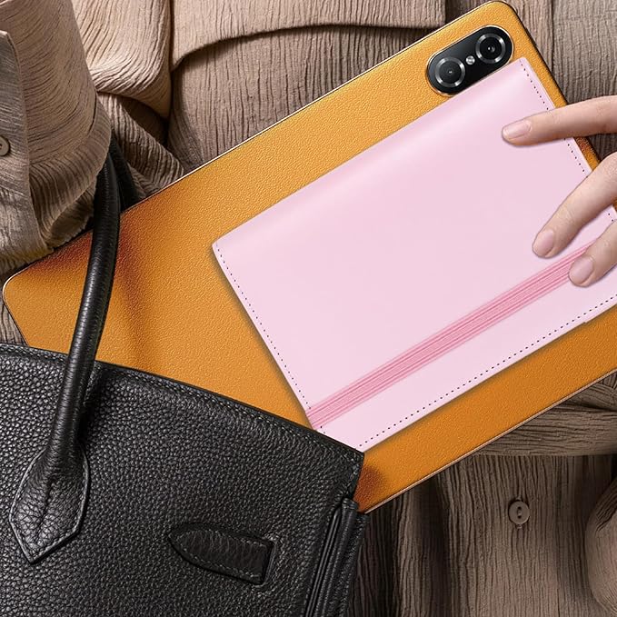 NICOOTHBudget Binder Cash Envelopes A6 Money Saving Binder with Zipper envelopes (A6 Pink)