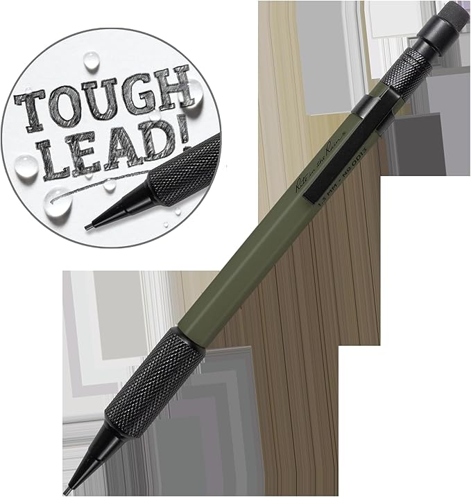 Rite in the Rain Weatherproof Mechanical Pencil, Olive Drab Barrel, 1.3mm Black Lead (No. OD13)