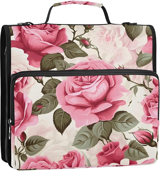 3 Ring Zipper Binder with Shoulder Strap Mte1mja0mzyyafnpcm05vw8wyvr0 1.5 inch Binders Keeper Large Capacity Multi Pockets for School Office Supplies