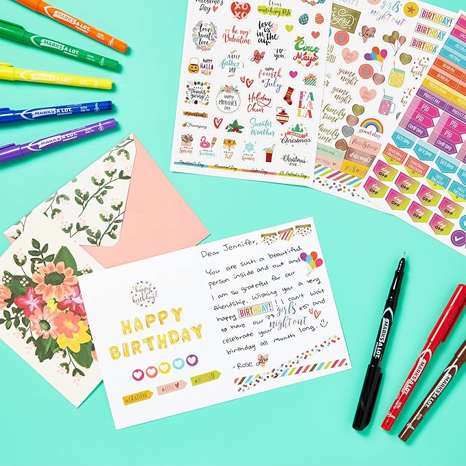 Avery Planner Stickers Variety Pack, 30 Sheets, 1,656 Productivity Stickers for Your Planner, Journal or Calendar (6785)