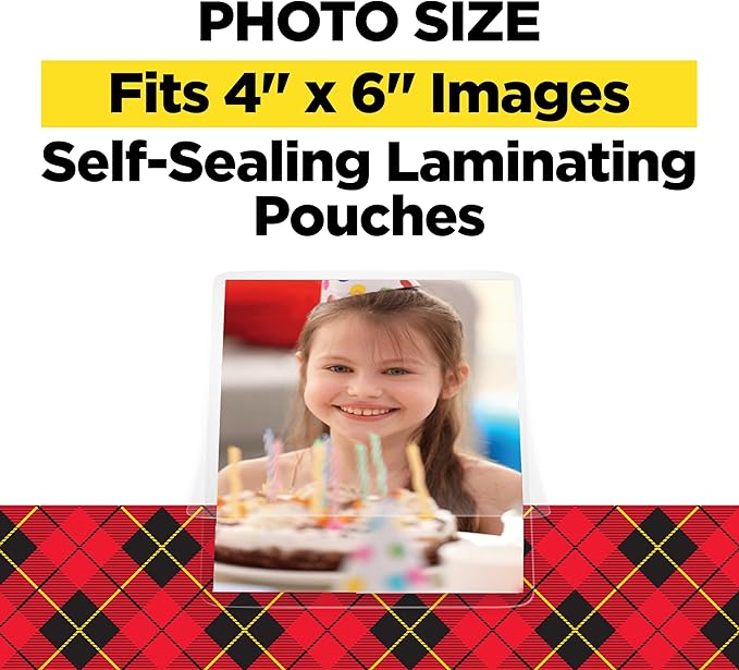 Scotch Self-Sealing Laminating Pouches, 4 x 6 Inches, 15 Pouches (3 Packs of 5) – Gloss Finish, Photo Safe, No Machine Needed (Cold Laminating Sheets)