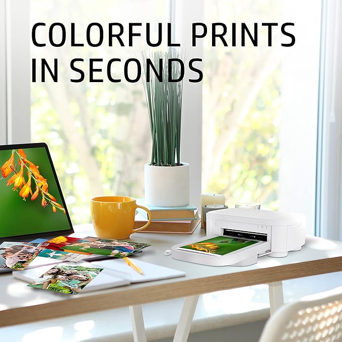 HP Sprocket Studio Plus 4 x 6” Photo Paper and Cartridges (Includes 108 Sheets and 2 Cartridges) – Compatible only with HP Sprocket Studio Plus printer