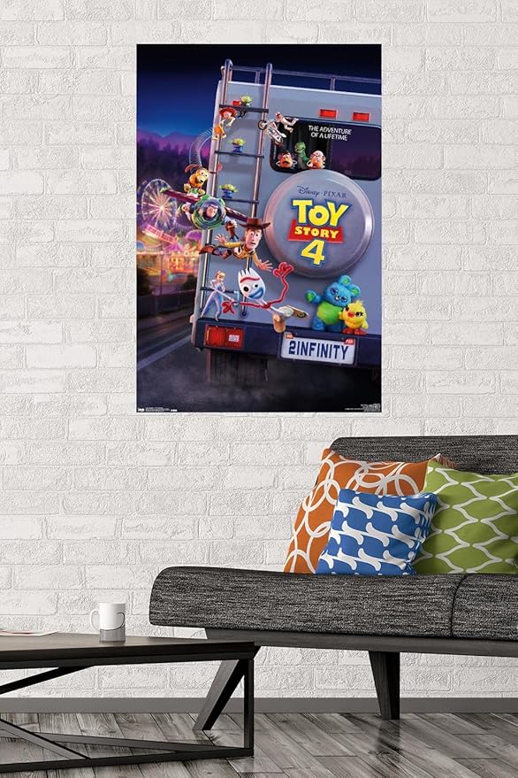 Trends International Disney Pixar Toy Story 4 - Final One Sheet Wall Poster, 22.375" x 34", Premium Unframed Version