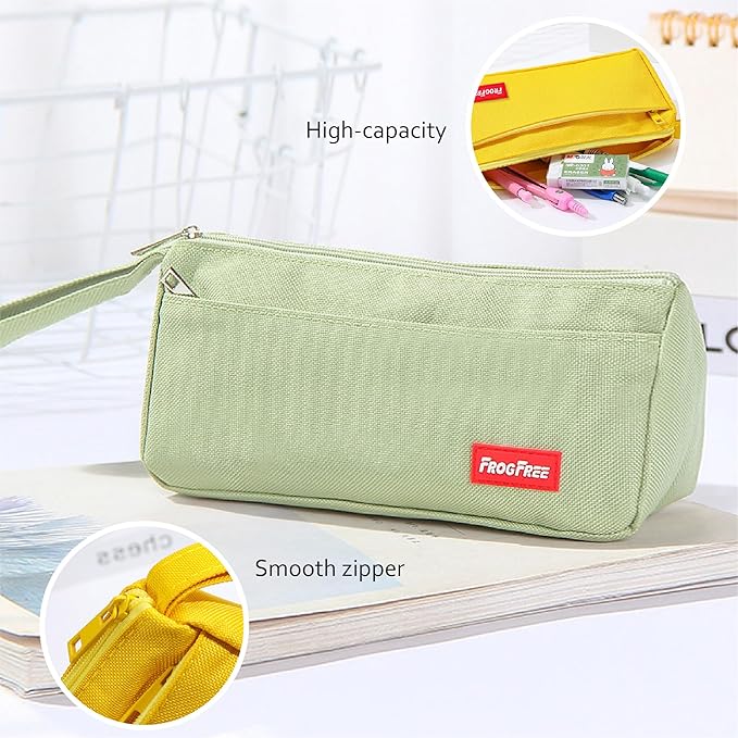 45PCS Morandi Color School Supplies Set with Notebook, Gel Ink Rollerball Pens, Pencil Cas, ID Badge Holder, fluorescent pens,Pencil, Erasers, Clip, tape measure, pen core