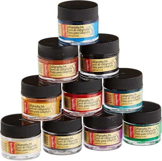 Speedball Art Products SB3132 Calligraphy Ink Palette Kit