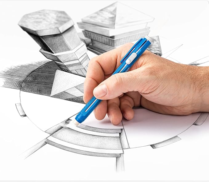 STAEDTLER 528 50BKDA Mars Plastic Eraser Holder, Blue