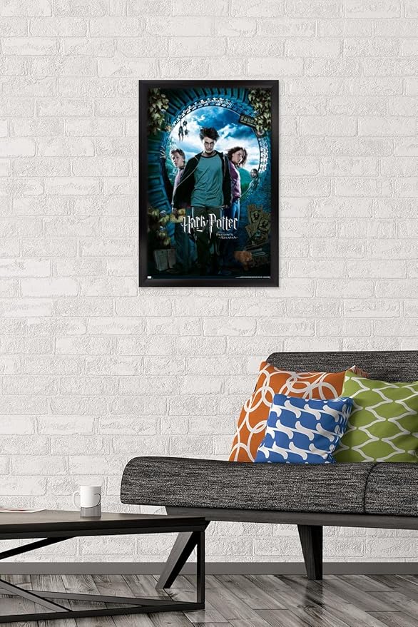 Trends International Harry Potter and the Prisoner of Azkaban - Sky One Sheet Wall Poster, 14.72" x 22.37", Black Framed Version