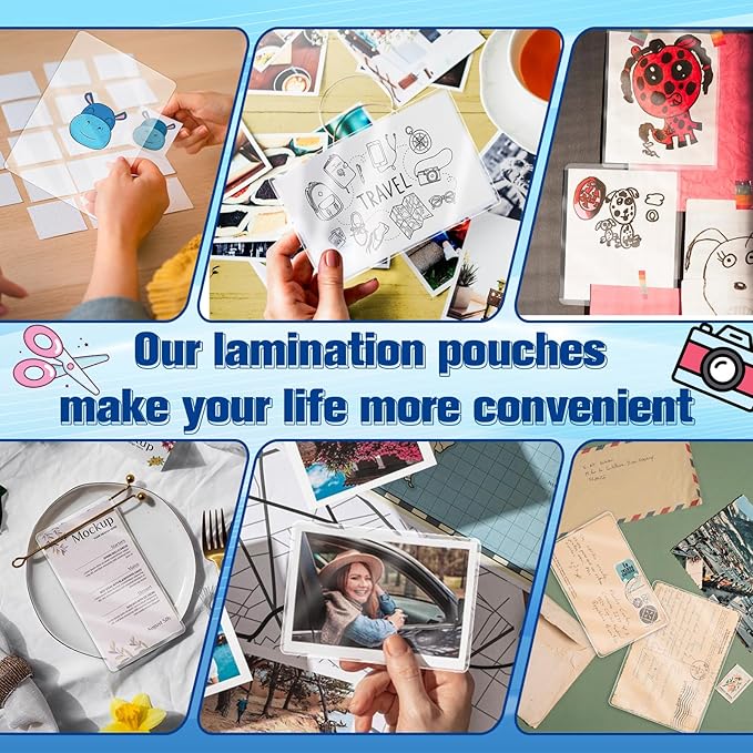 200 Pack3mil Index Card Laminating Pouches 3x5 File Card Laminating Pouches Lamination Pouches Recipe Card Laminating Pouches for Work Permits Pass Cards Student ID Cards
