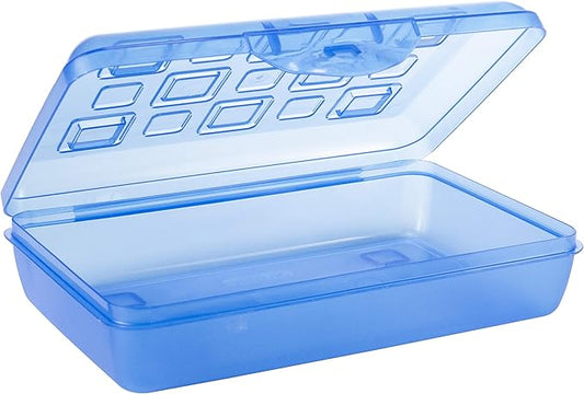Sterilite Pencil Box with Splash Tint Lid (17224812),Multicolor