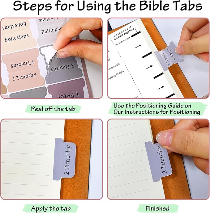 12 Bright No Bleed Bible Gel Highlighters & 5 Pens with 90 Laminated Bible Tabs, Aesthetic Bible Journaling Kit School Supplies for Women & Men(73 Pre-Printed & 17 Blank Tabs)