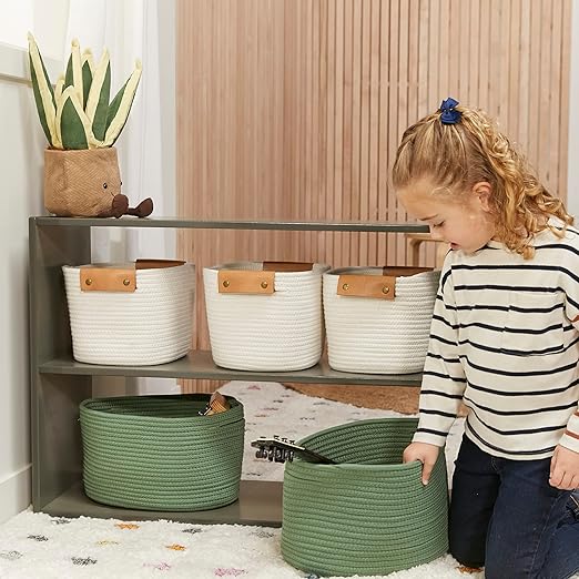 ECR4Kids Streamline 2-Shelf Double-Sided Storage Cabinet, 24in, Classroom Furniture, Grey Wash