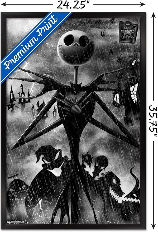 Trends International Wall Poster the Nightmare Before Christmas Shadows, 22.375 x 34