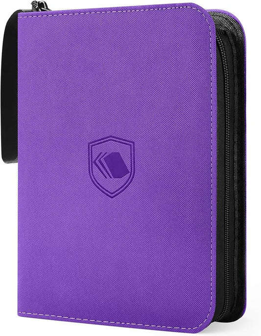 900 Pockets Trading Card Binder, PU Cover Zipper Card Collection Album, Sturdy Card Folder Holder for MTG, TCG, Game Cards, Sports Cards