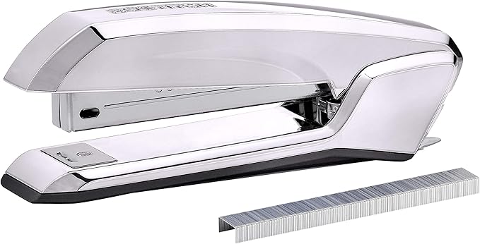 Bostitch Office Ascend 3 in 1 Stapler Integrated Remover & Staple Storage, 42 Staples Included, 2 Sheet Capacity, Lightweight, Blue
