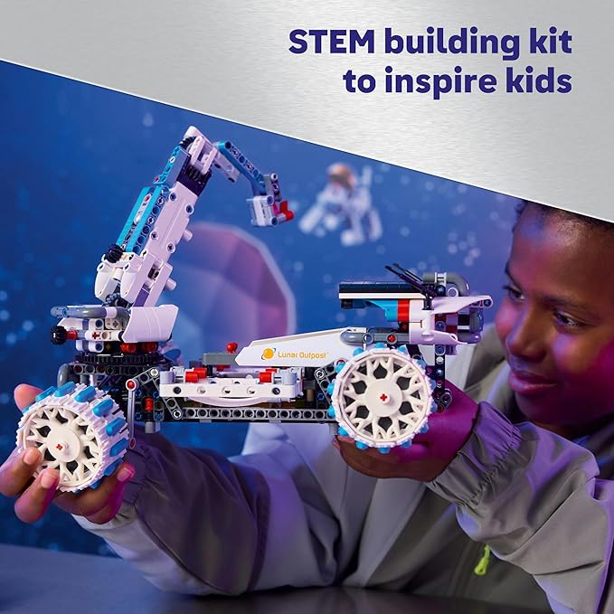 Lego 42211 Technic, Lunar Outpost(R) Moon Explorer Car, Toy, Birthday Gift, Blocks, Boys, Girls, Kids, 10, 11, 12 Years, Elementary School, Space Science