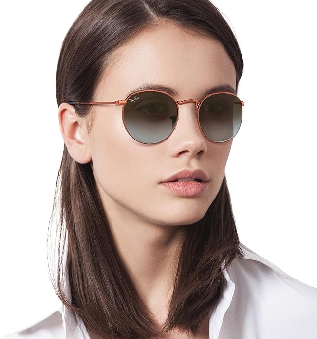 Ray-Ban Unisex Rb3447 Round Metal Round Sunglasses